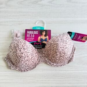 Maidenform One Fabulous Fit 2.0 Demi Underwire Bra – Size 34B
